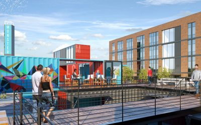Major new retail and office development in Munster will feature cutting-edge container architecture